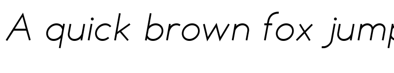 Preview of TYPOGRAPH PRO Light Italic font