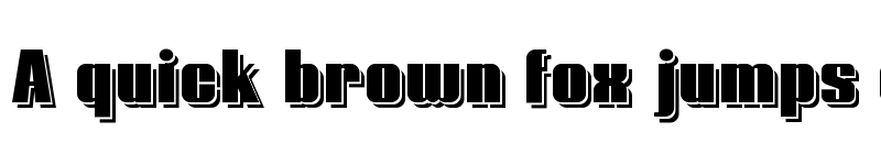 Preview of Typoline Demi Shadow Regular font