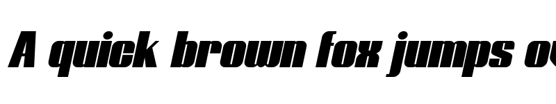 Preview of Typoline Italic font