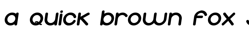 Preview of Typolino Heavy Italic font