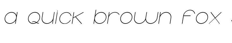 Preview of Typolino Italic font