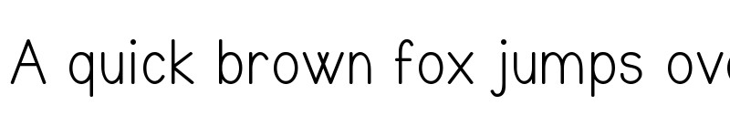 Preview of TYPONOME Regular font