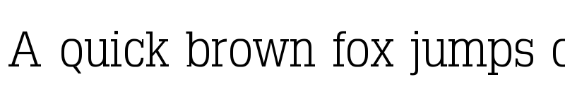 Preview of TypoSlabserif-Light Regular font