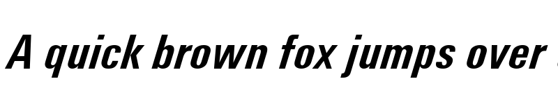 Preview of U001Con Bold Italic font