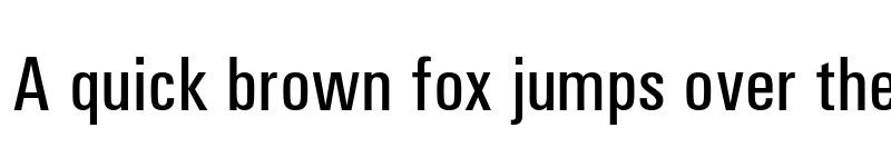 Preview of U001Con Regular font