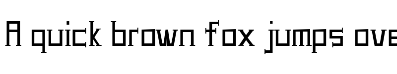 Preview of UA Serifed Regular font