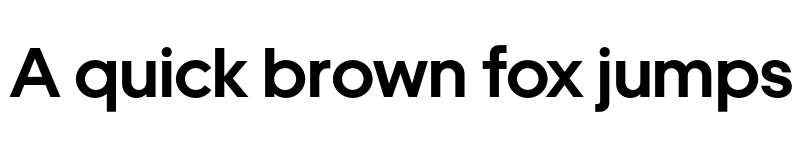 Preview of Uber Move Bold font