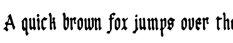 Preview of Uberh?lme Condensed Condensed font