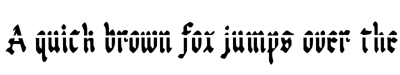 Preview of Uberh?lme Lazar Condensed Lazar Condensed font