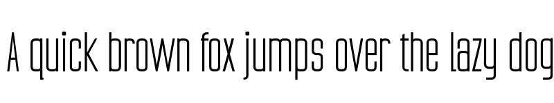 Preview of Ubicada Regular font