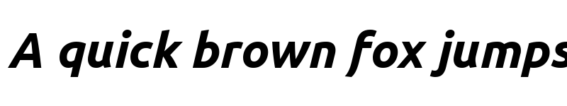 Preview of Ubuntu Bold Italic font