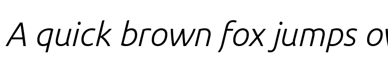 Preview of Ubuntu Light Italic font