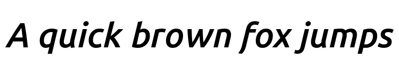 Preview of Ubuntu Medium Italic font