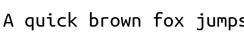 Preview of Ubuntu Mono Regular font