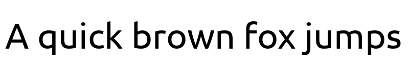 Preview of Ubuntu Regular font