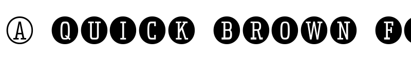 Preview of Uchrony Circle Light font