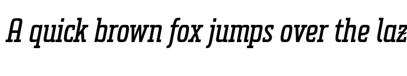 Preview of Uchrony Italic font