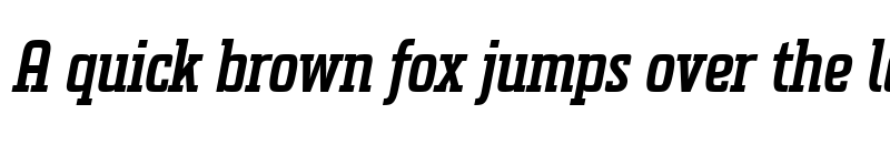 Preview of Uchrony Medium Italic font