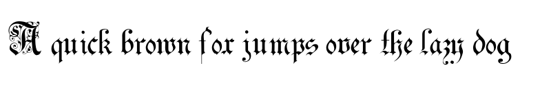 Preview of Uechi-Gothic Medium font