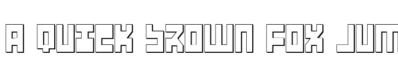 Preview of UFO Hunte 3D Regular font