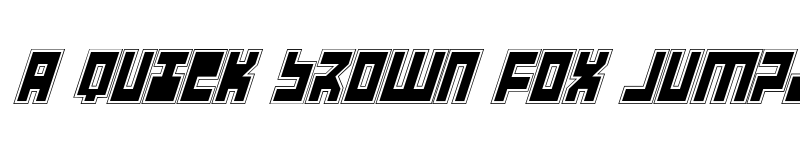 Preview of UFO Hunter Academy Italic Italic font