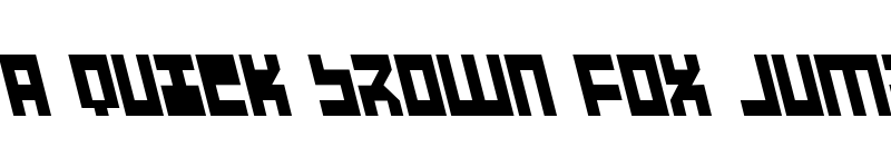 Preview of UFO Hunter Leftalic Italic font