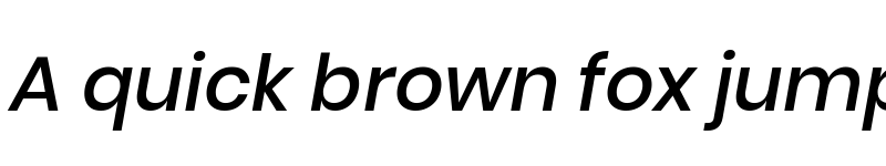 Preview of Ulagadi Sans Medium Italic font