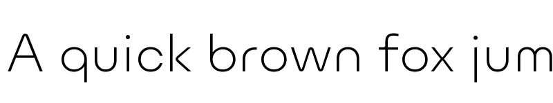 Preview of Ulm Grotesk Light font