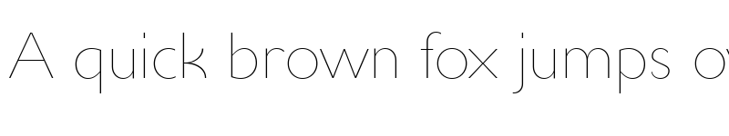 Preview of UltimaPDac UltraLight font