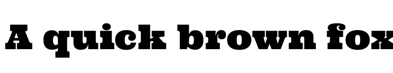 Preview of Ultra Regular font