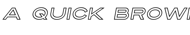 Preview of Ultra System Sans Line One Italic font