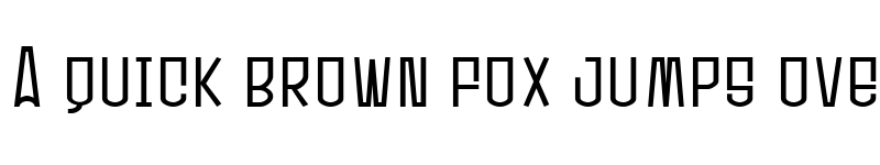 Preview of Ultrasonik Regular font