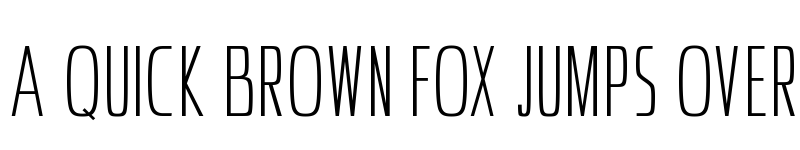 Preview of Ultrathins Regular font