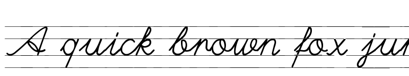 Preview of UlusalOkul.Com ?izgili Regular font