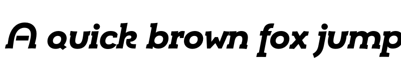 Preview of Umba Slab Demo Alt Bold Italic font