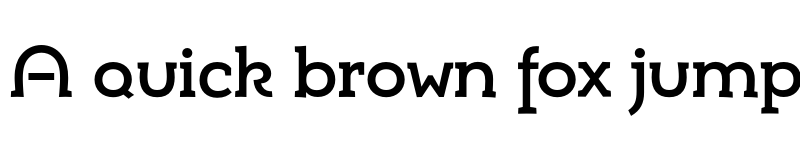 Preview of Umba Slab Demo Alt Medium font