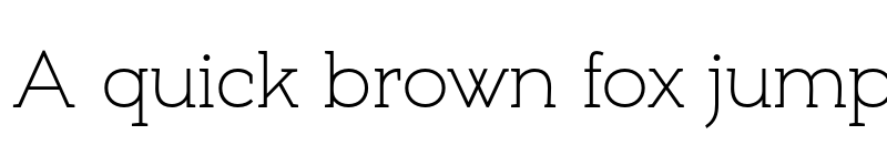 Preview of Umba Slab Demo Thin font