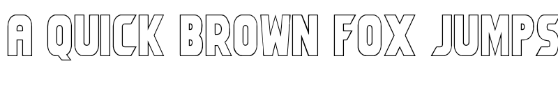 Preview of Umbro Outline Regular font