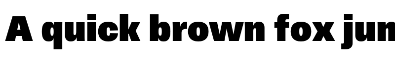 Preview of UnB Pro Black font