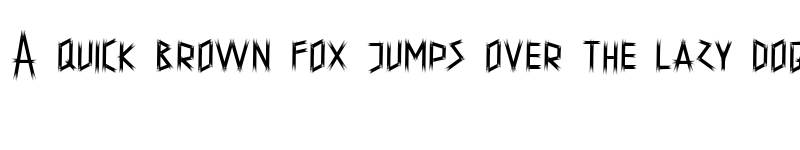 Preview of Undergod Regular font