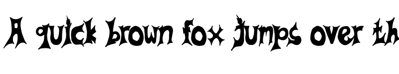 Preview of UnderWorld Regular font