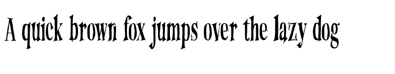 Preview of Unfinished Scream Regular font