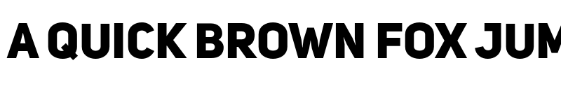 Preview of Uni Sans Heavy CAPS font