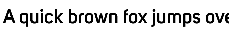 Preview of Uni Sans SemiBold font