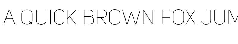 Preview of Uni Sans Thin CAPS font