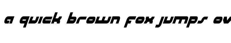 Preview of uni-sol condensed italic condensed italic font