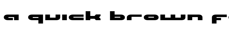 Preview of uni-sol expanded expanded font