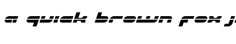 Preview of uni-sol laser italic laser italic font