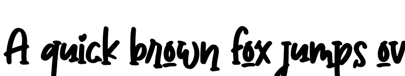 Preview of Unicorn Cake Regular font