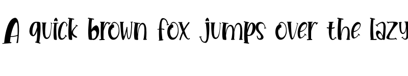 Preview of Unicorn Horn Regular font